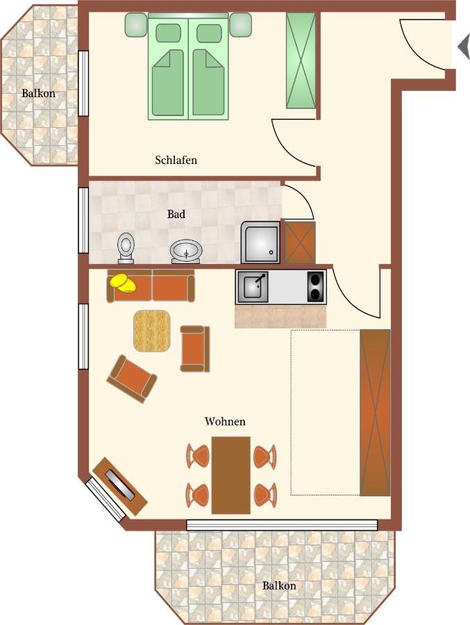 Haus Duenenglueck Whg. 23, Teilseesicht كوكسهافن المظهر الخارجي الصورة